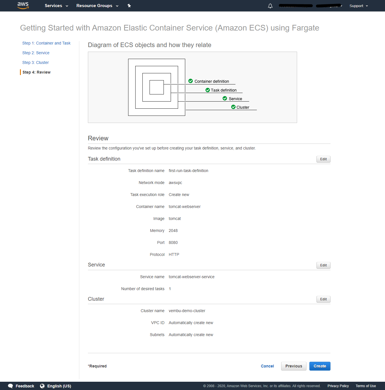 Amazon Elastic Container Service