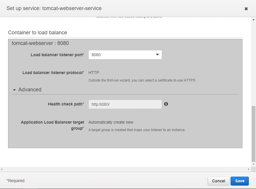 Amazon Elastic Container Service