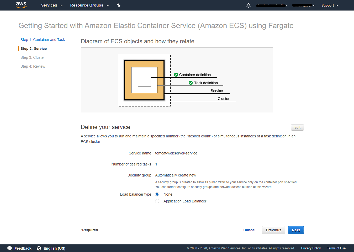 Amazon Elastic Container Service