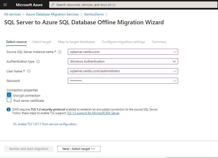 Azure Database Migration Services