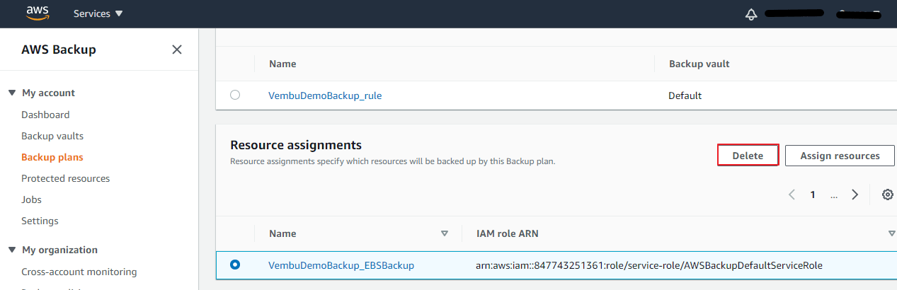 AWS Backup