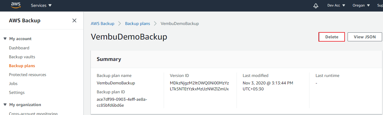 AWS Backup