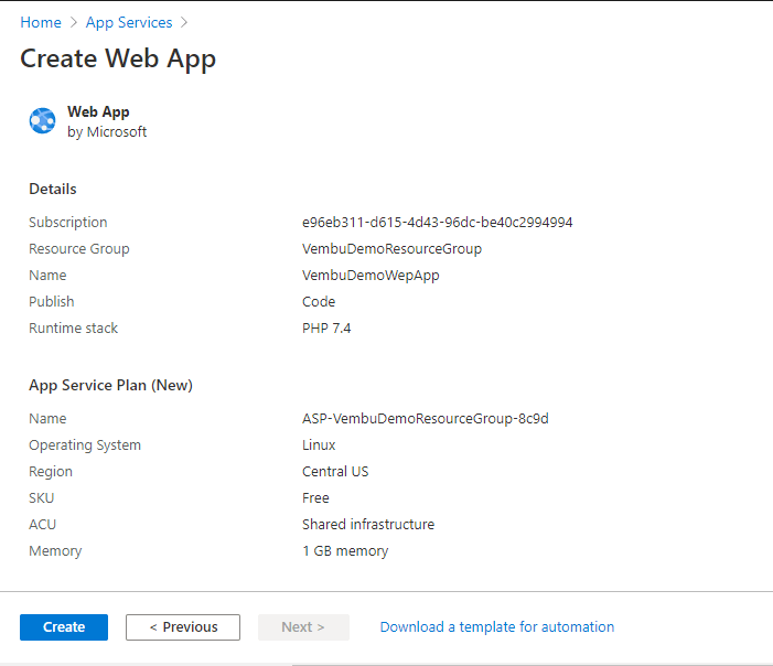 Microsoft Azure App Services