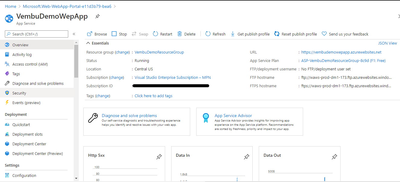 Microsoft Azure App Services