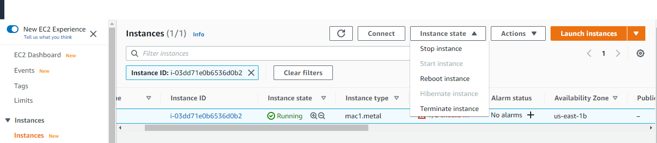 Amazon EC2 Mac Instances