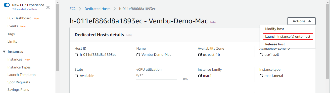 Amazon EC2 Mac Instances