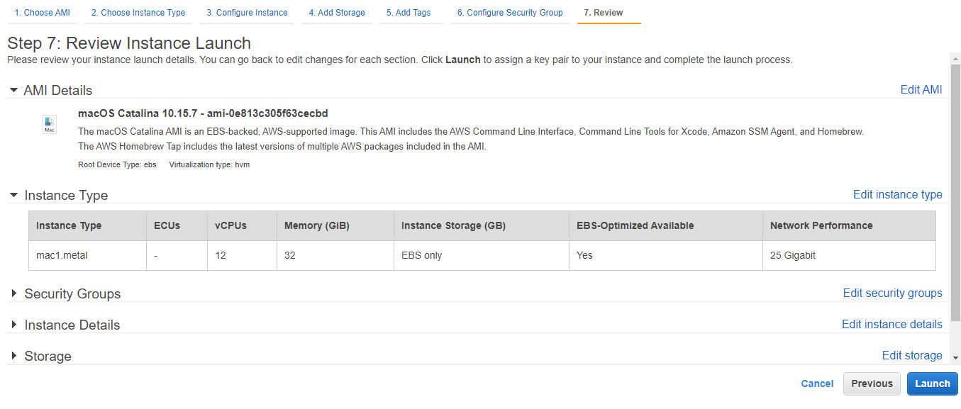 Amazon EC2 Mac Instances