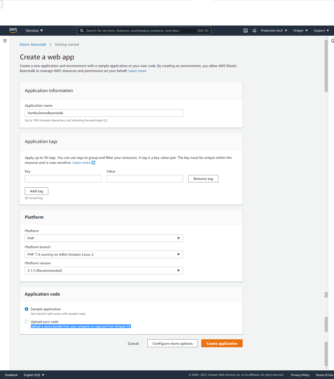 Elastic Beanstalk on AWS