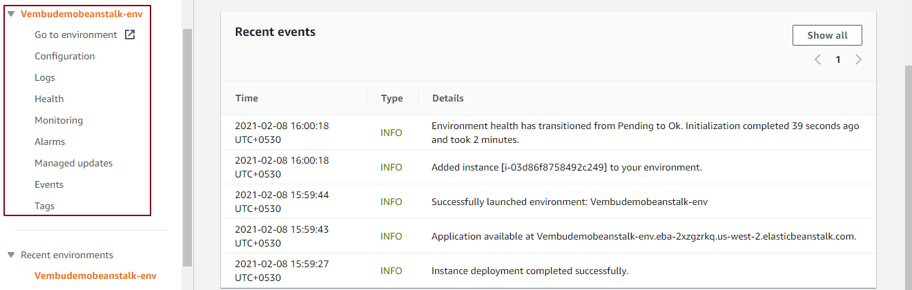 Elastic Beanstalk on AWS