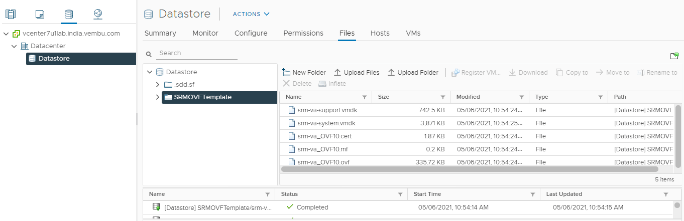 VMware Site Recovery Manager