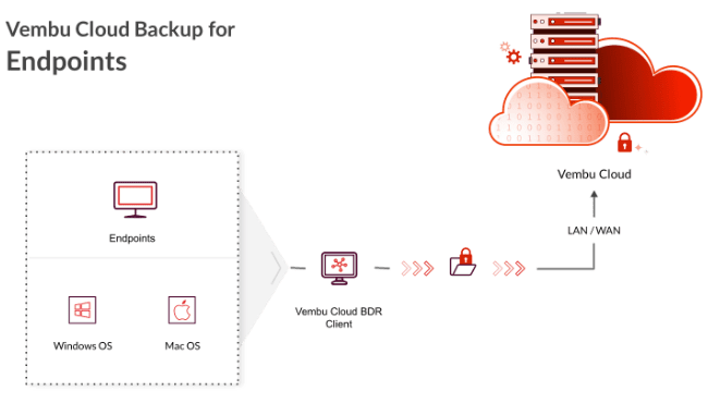 Vembu备份文件和应用程序