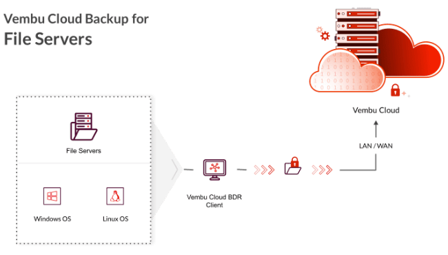 Vembu备份文件和应用程序