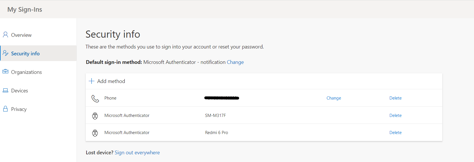 Microsoft Authenticator App