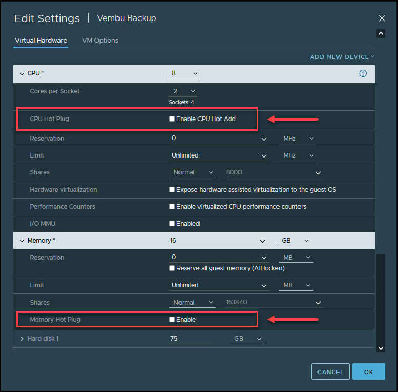 vmware-hot-add-plug