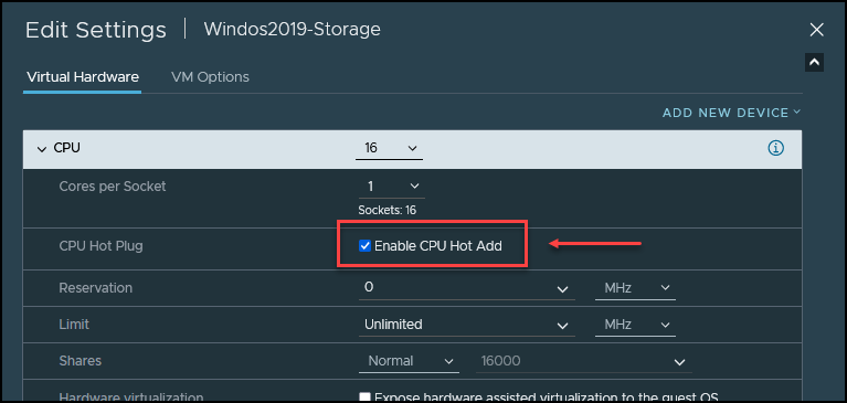 vmware-hot-add-plug