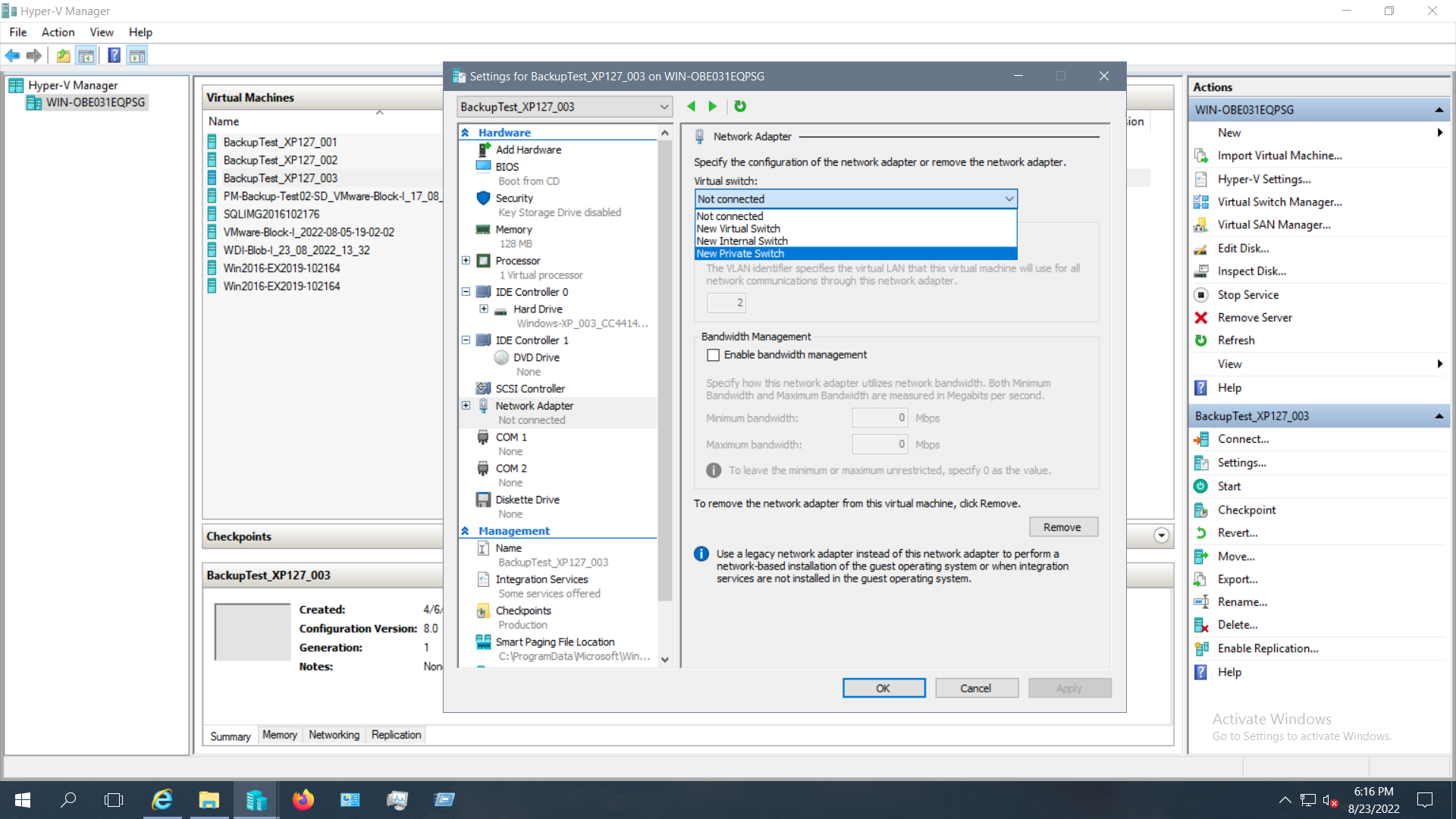 Hyper-V-using-Virtual-Switch-Manager