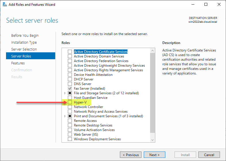 Install-Microsoft-Hyper-V-with-Server-Manager