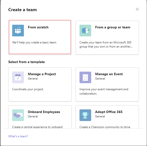 Microsoft Team & Creating Microsoft Team