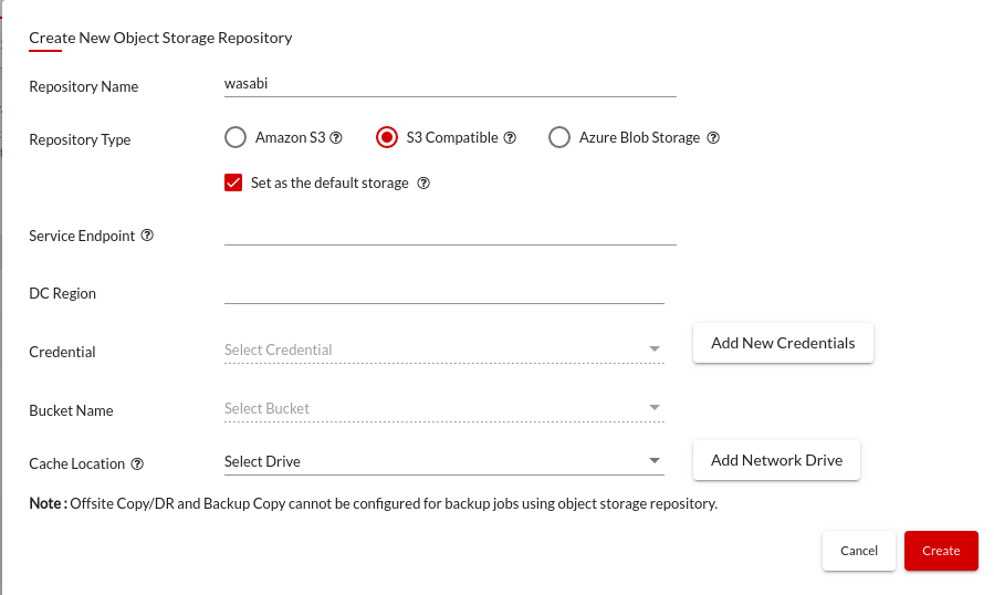 Store Backup Data on Wasabi