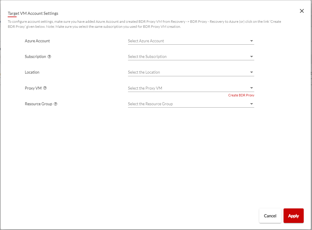 VMware & Hyper-V VMs to Azure using BDRSuite