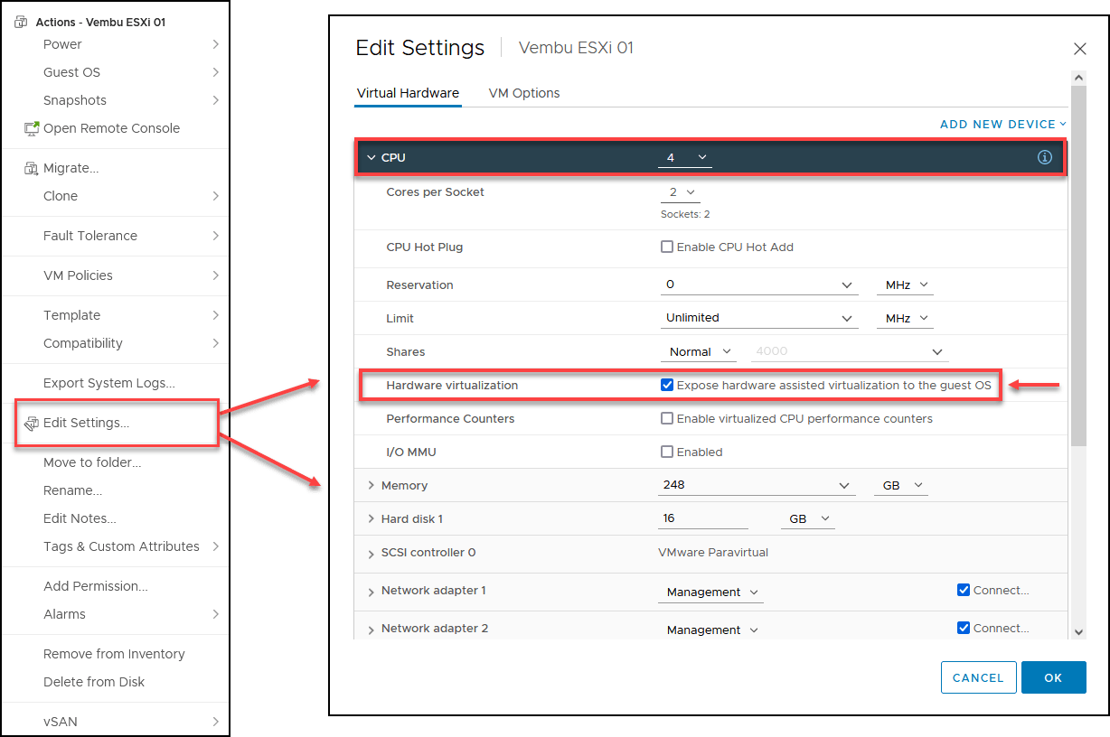 Install vSphere