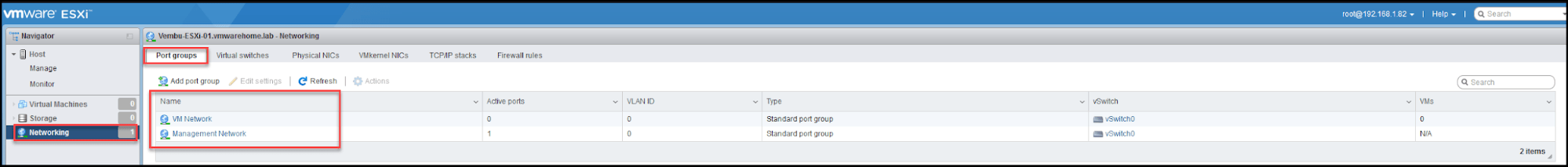 vSphere Networking