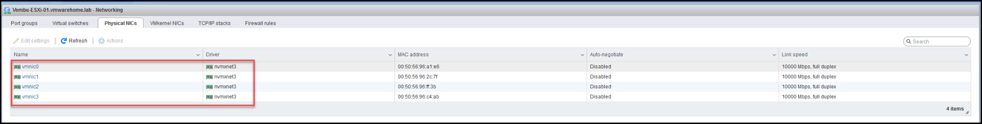 vSphere Networking