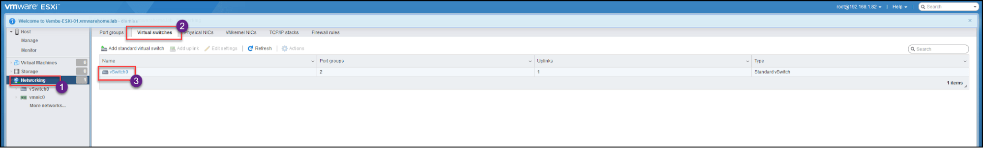 vSphere Networking