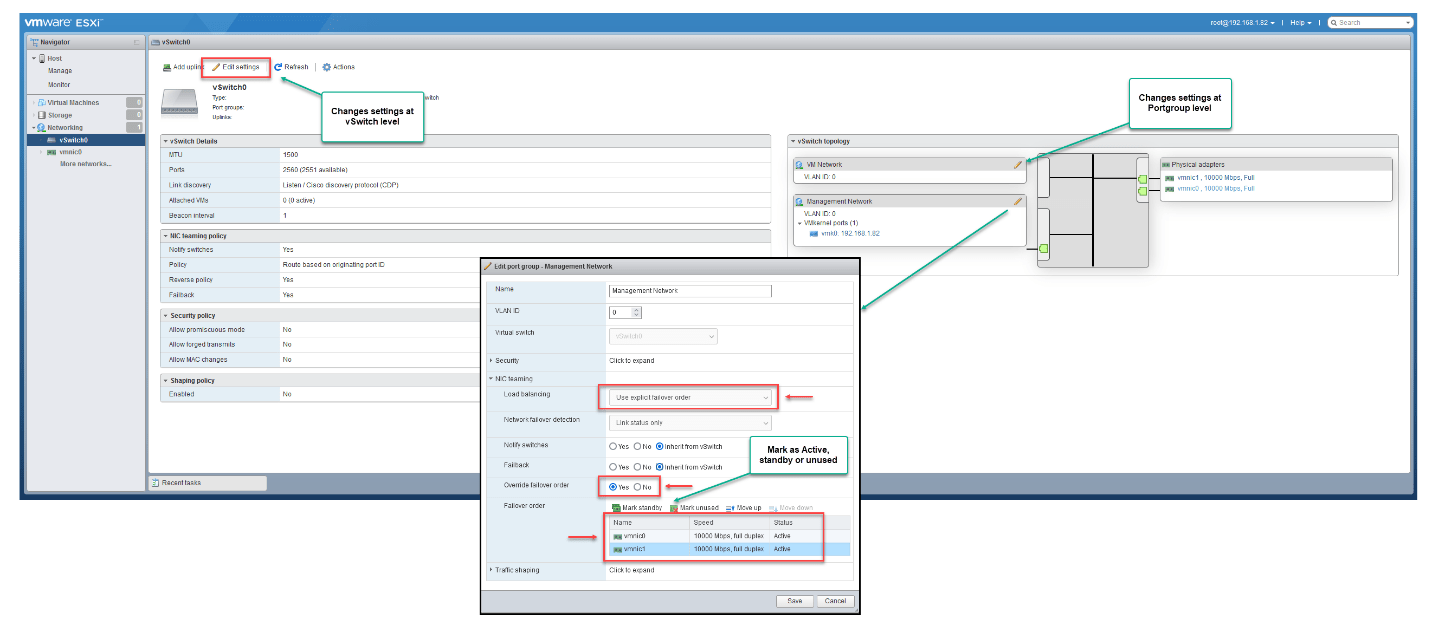 vSphere Networking