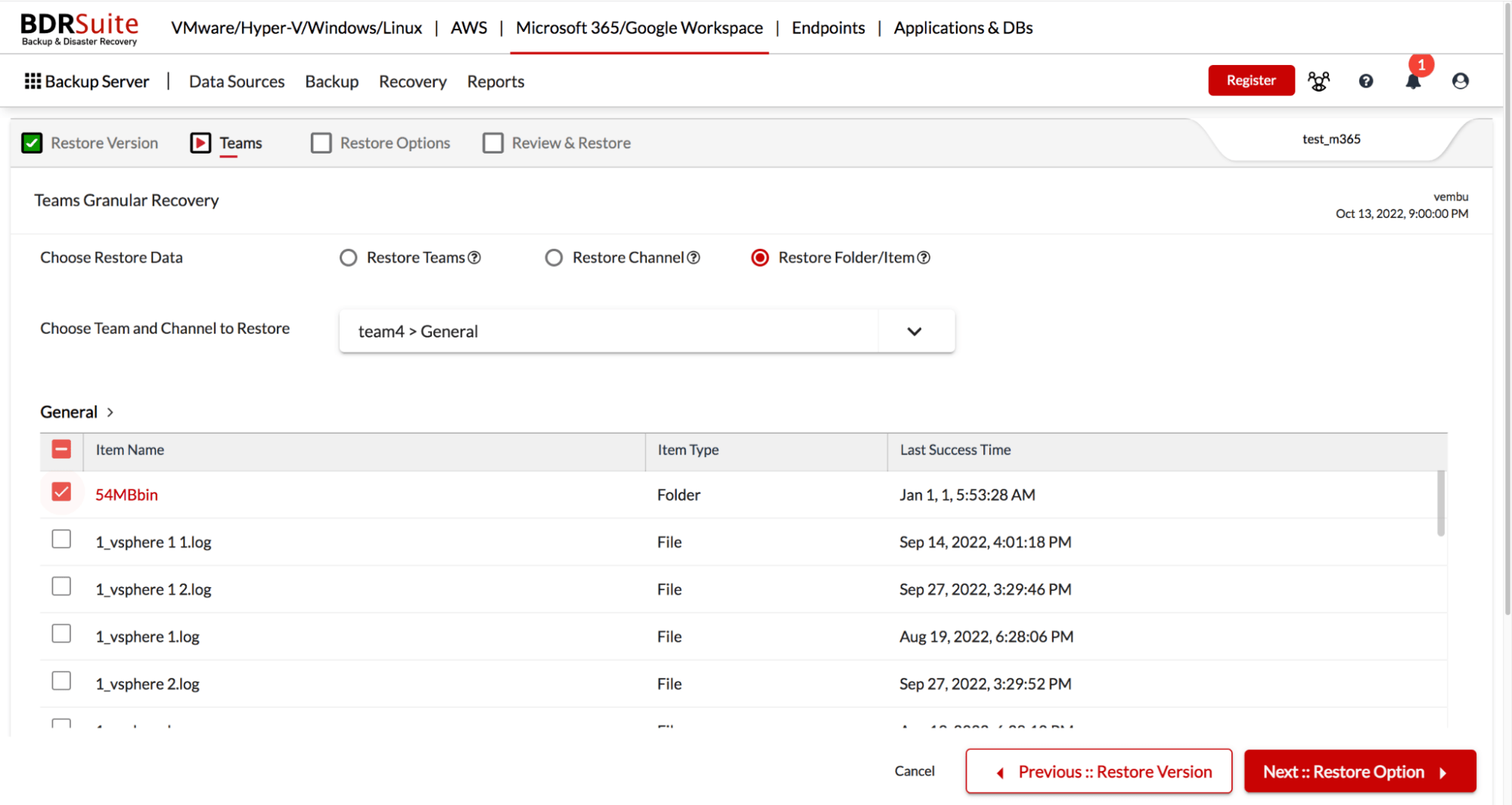 Backup and Restore Microsoft Teams