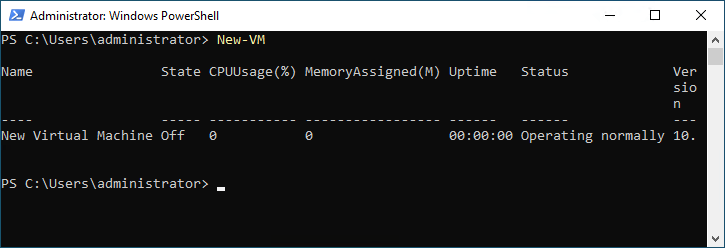 PowerShell Commands for Hyper-V