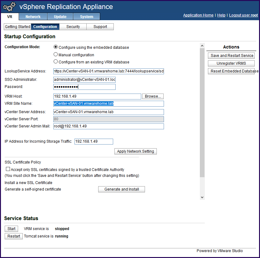 VMware vSphere Replication