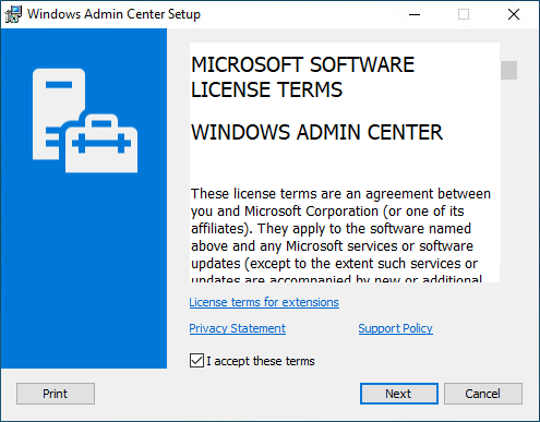 Windows Admin Center