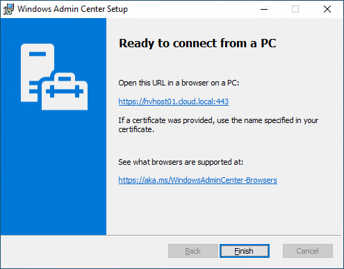 Windows Admin Center