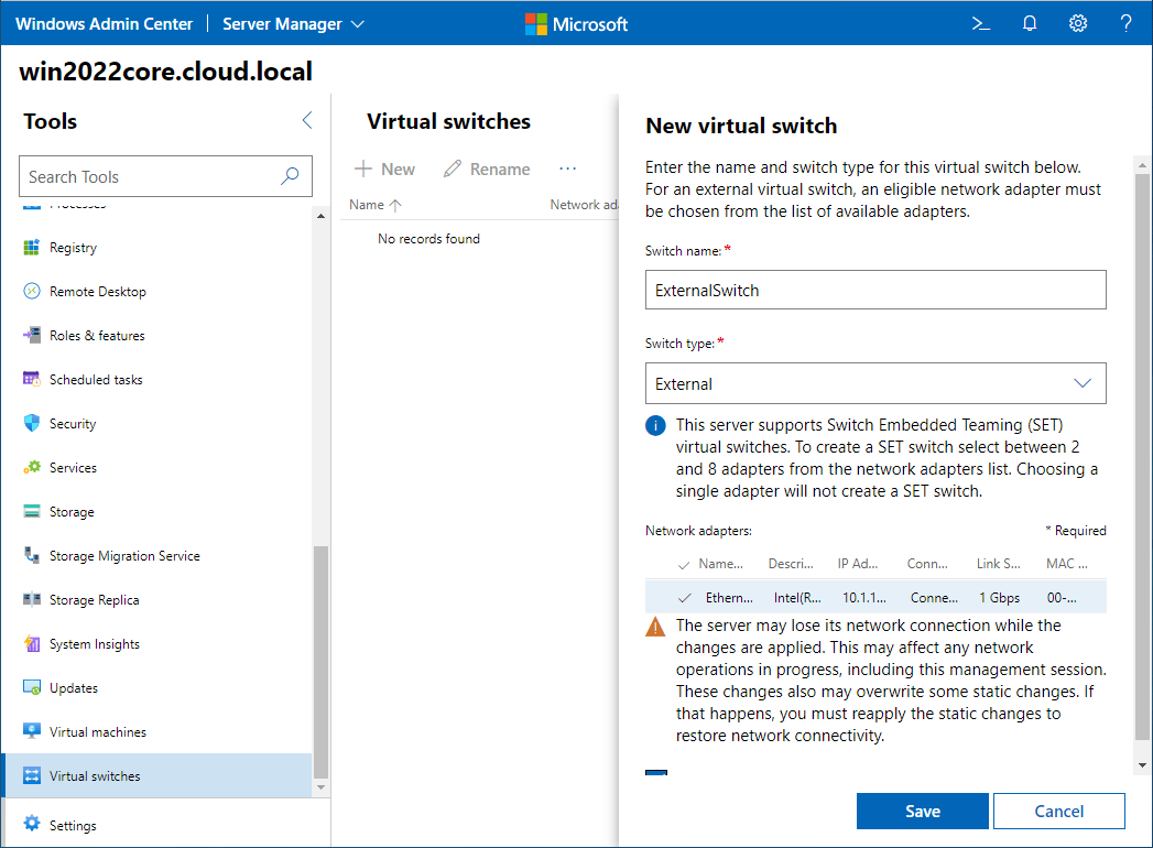 Windows Admin Center