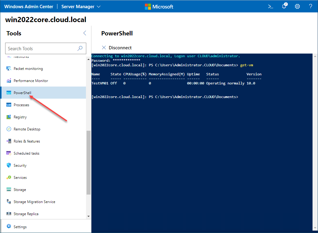 Windows Admin Center