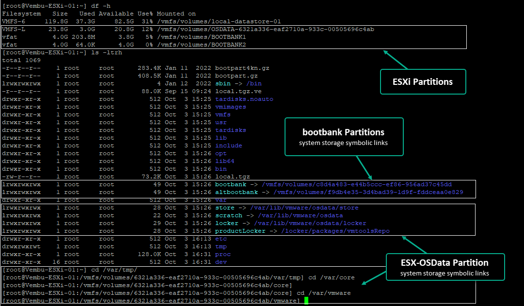 vSphere Datastores