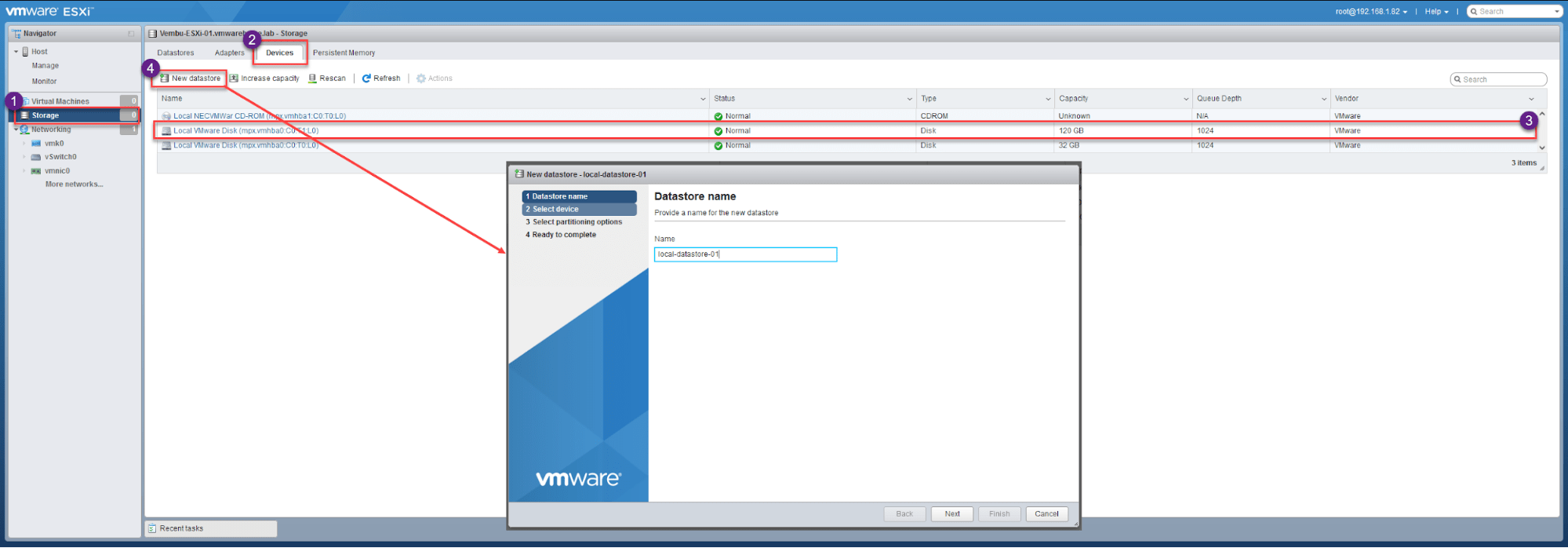 vSphere Datastores