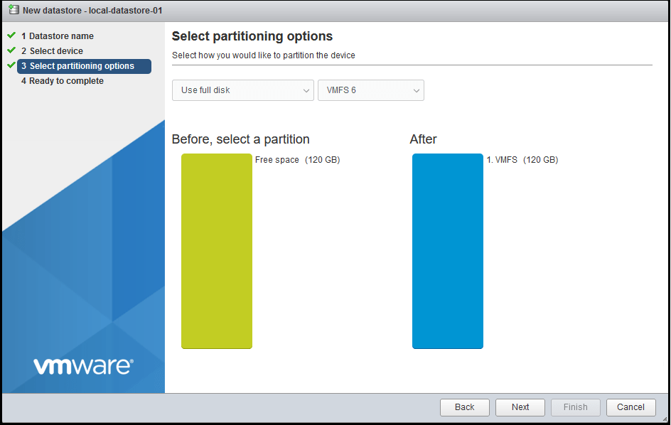 vSphere Datastores