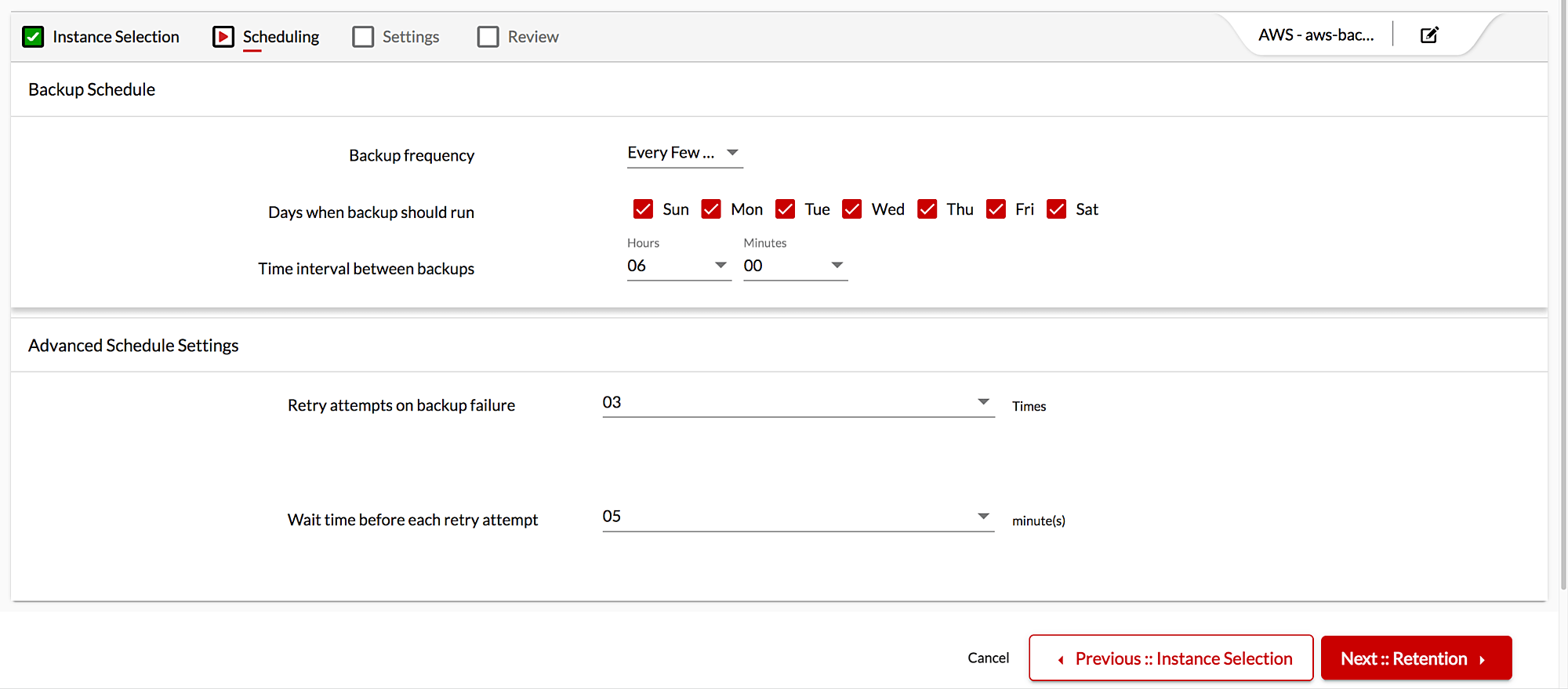 BDRSuite Free Edition for AWS