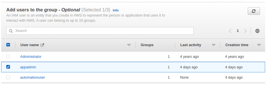 Creating and managing IAM groups