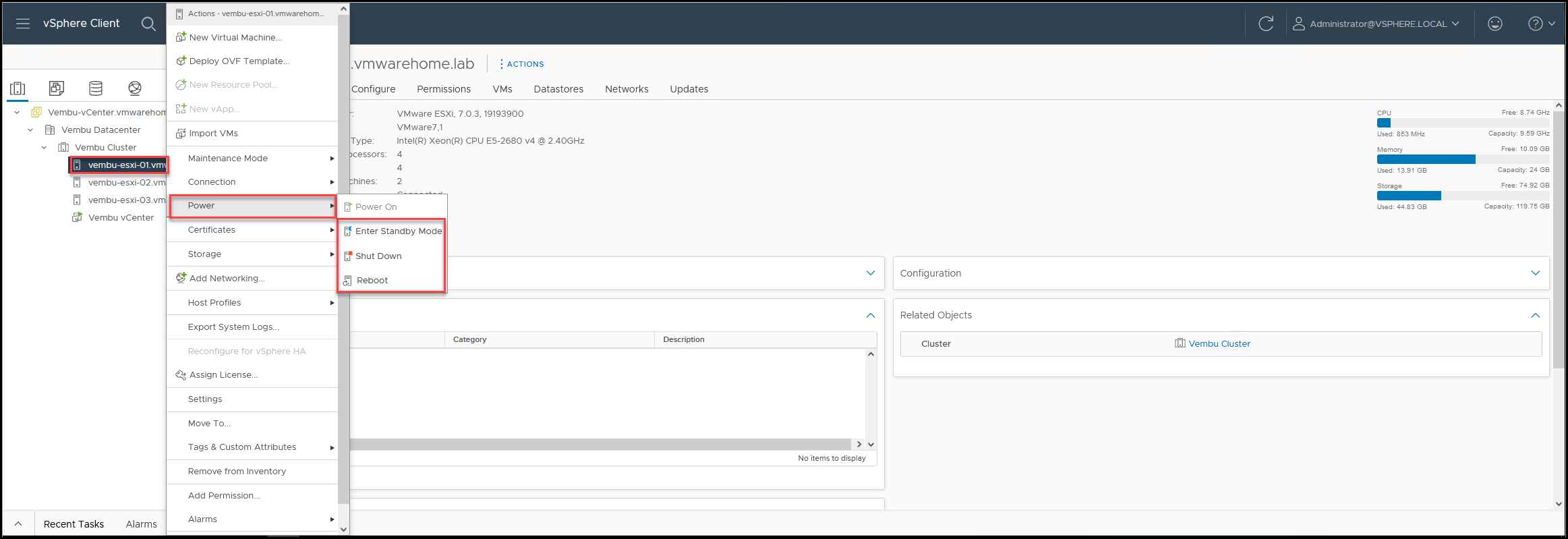 VMware-Datacenter-and-Clusters