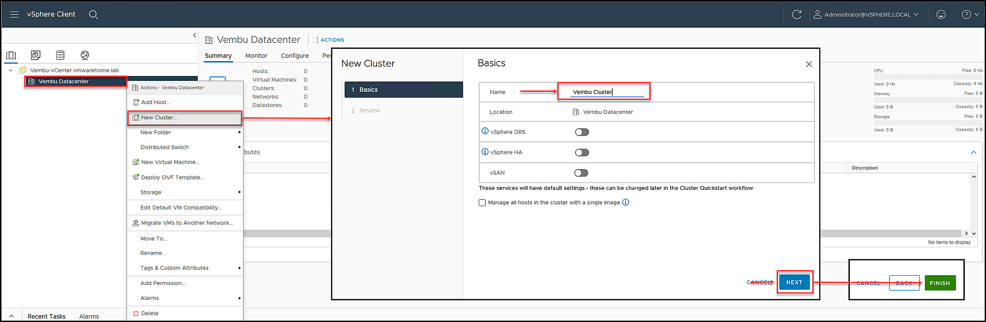 VMware-Datacenter-and-Clusters