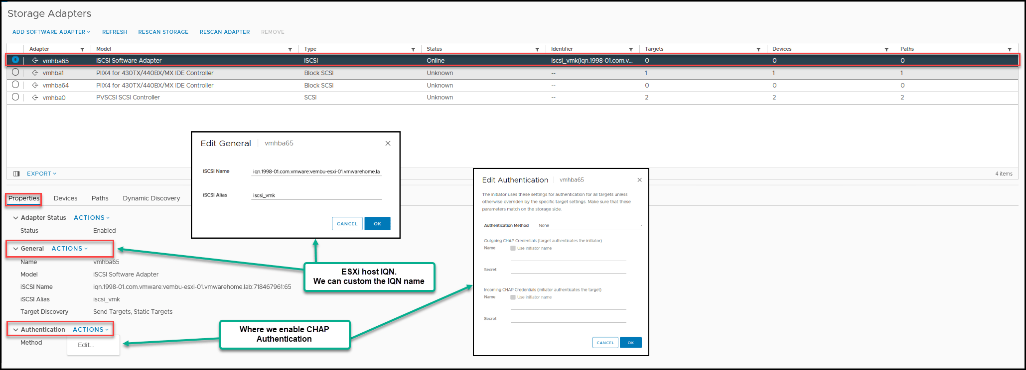 Create and Configure iSCSI Datastores