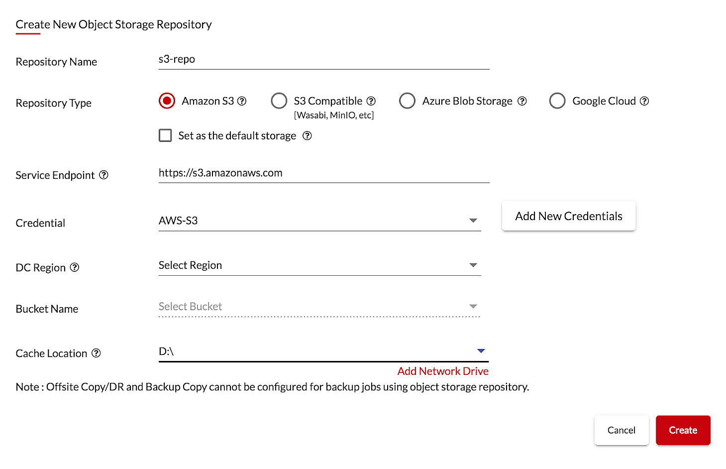 Backup Data on Amazon S3