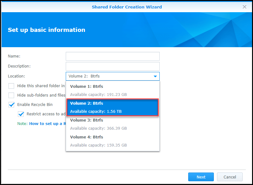 NFS Datastores