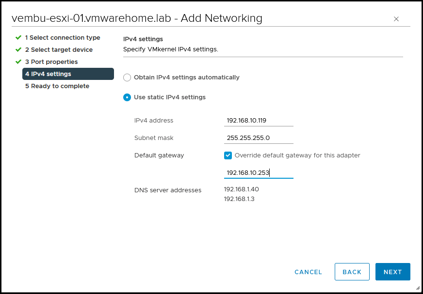 NFS Datastores