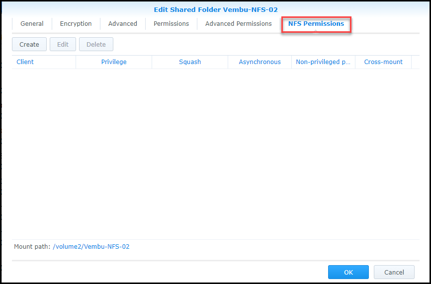 NFS Datastores