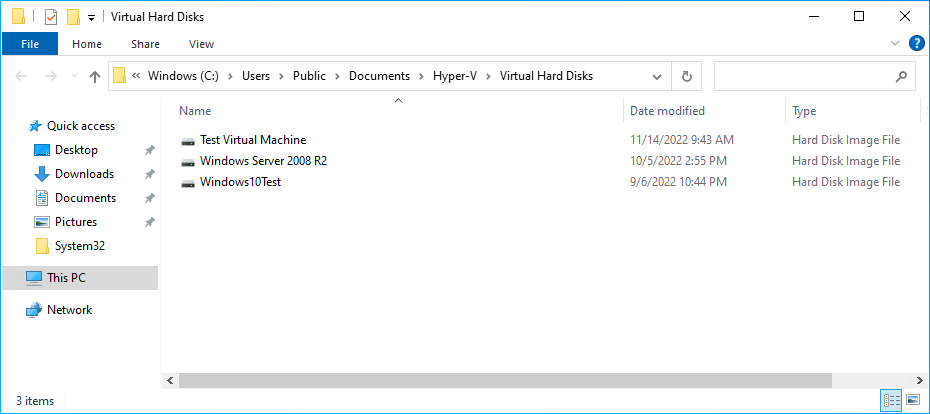 Virtual Disk Formats