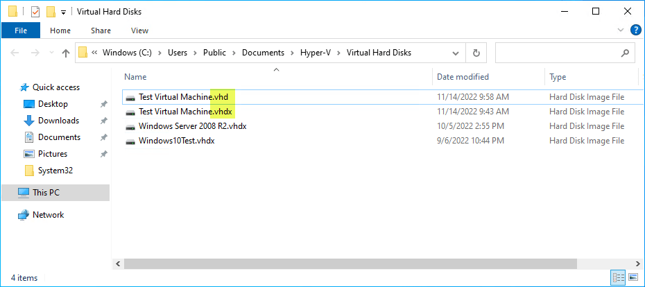 Virtual Disk Formats